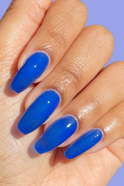 COBALT JELLY NAIL POLISH